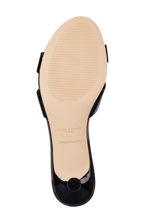 Marc Fisher Ltd Tracey Kitten Heel Slide Sandal In Black