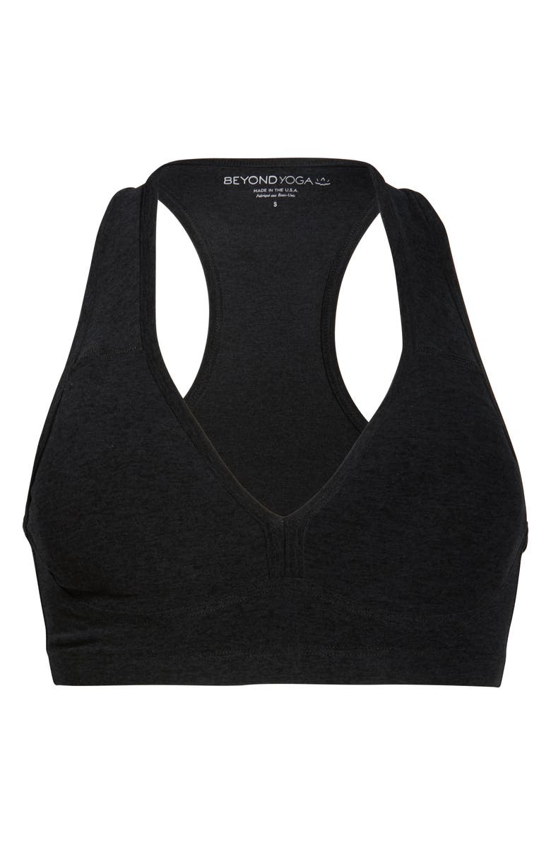 Beyond Yoga Lift Your Spirits Sports Bra, Alternate, color, Darkest Night