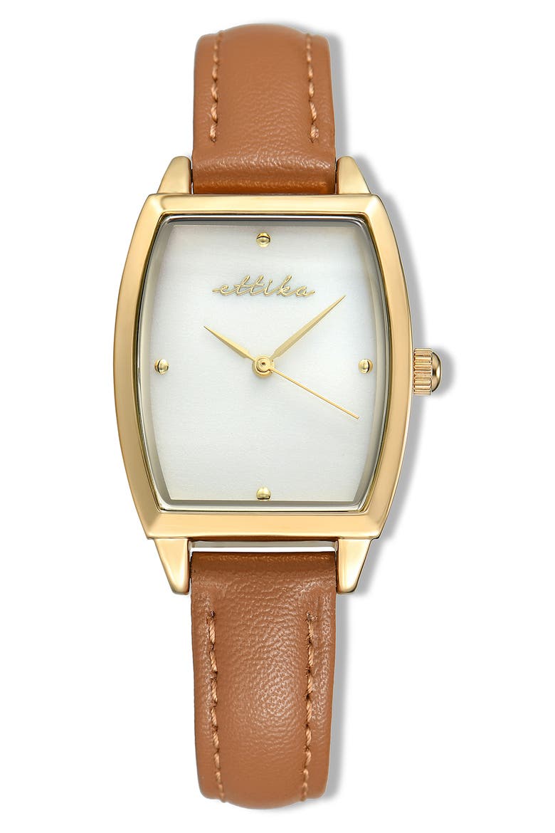 Timeless Texture Watch, Main, color, COGNAC AND GOLD