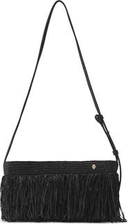 Helen Kaminski Dawn Fringe Raffia Shoulder Bag