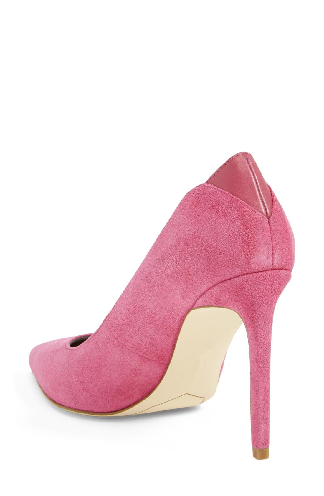 'Dea' Pointy Toe Pump, Alternate, color, CANDY PINK