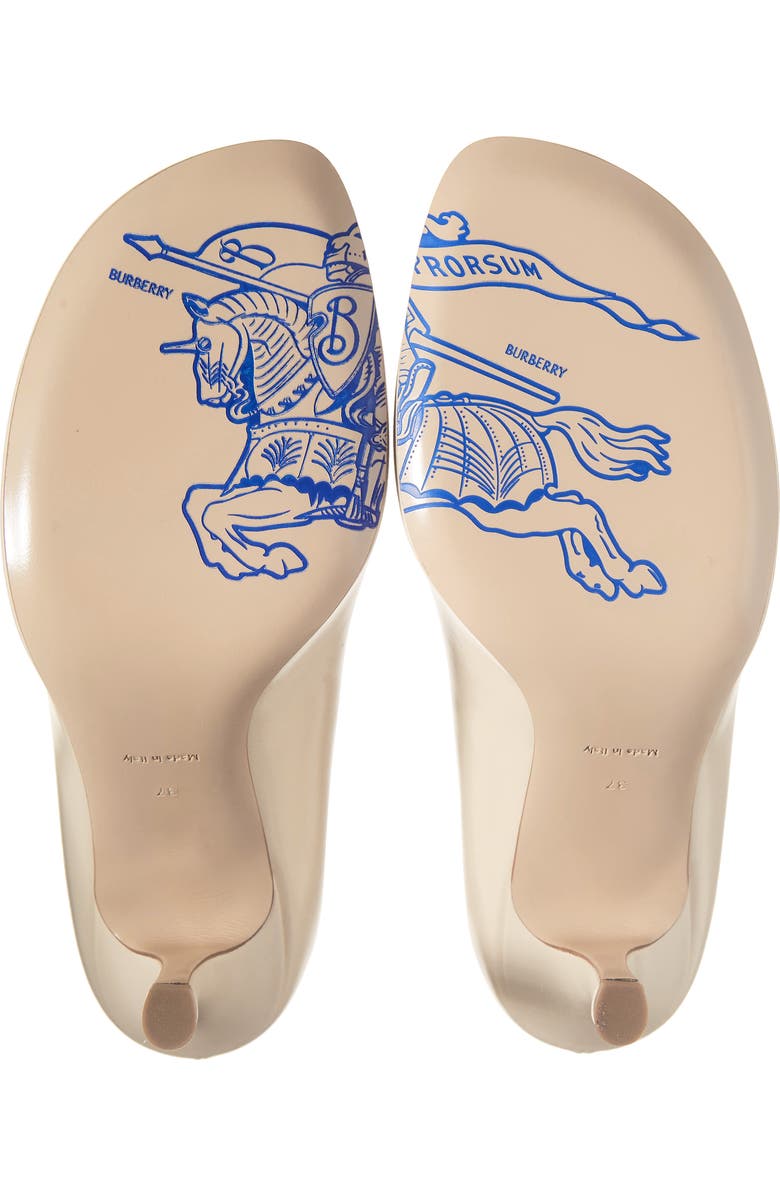 Burberry Rounded Toe Pump, Alternate, color, Ivory