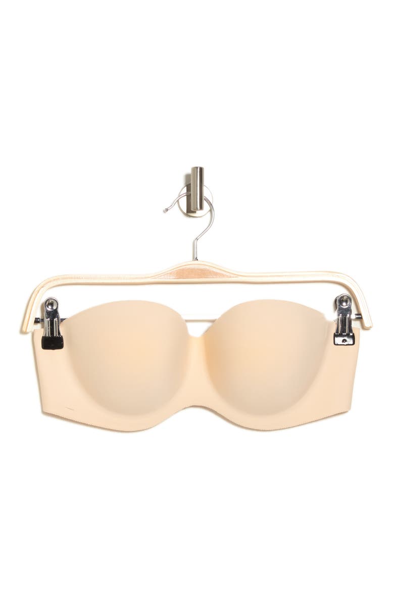 Hint of Skin Underwire Strapless Bra, Alternate, color, BARE
