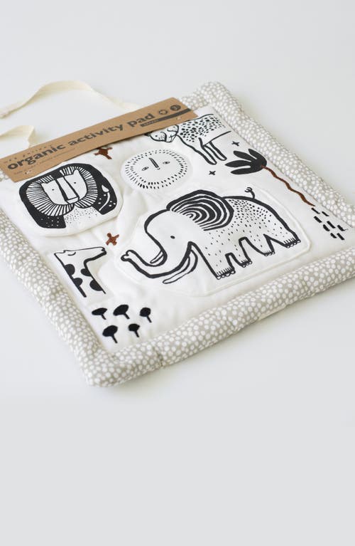 Wee Gallery Baby Sensory Activity Pad In Brown