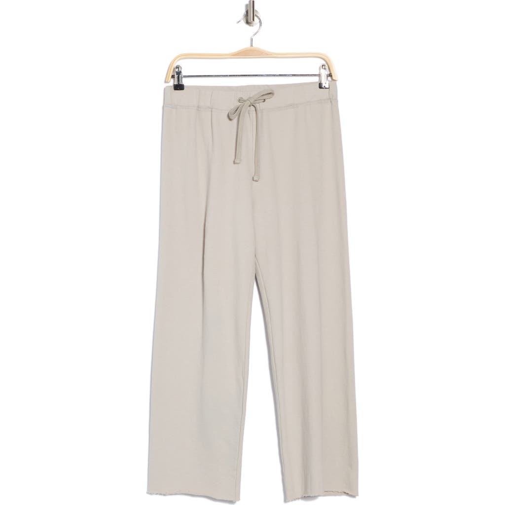 JAMES PERSE JAMES PERSE FRENCH TERRY RAW EDGE SWEATPANTS