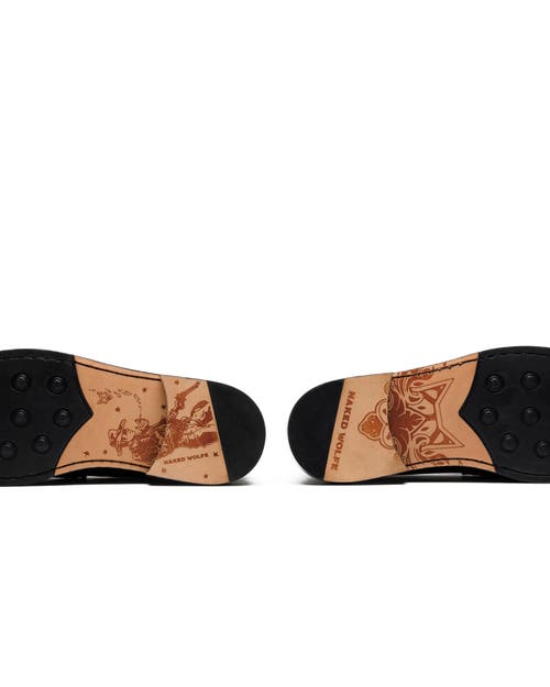 Naked Wolfe Riviera Leather Loafer In Black