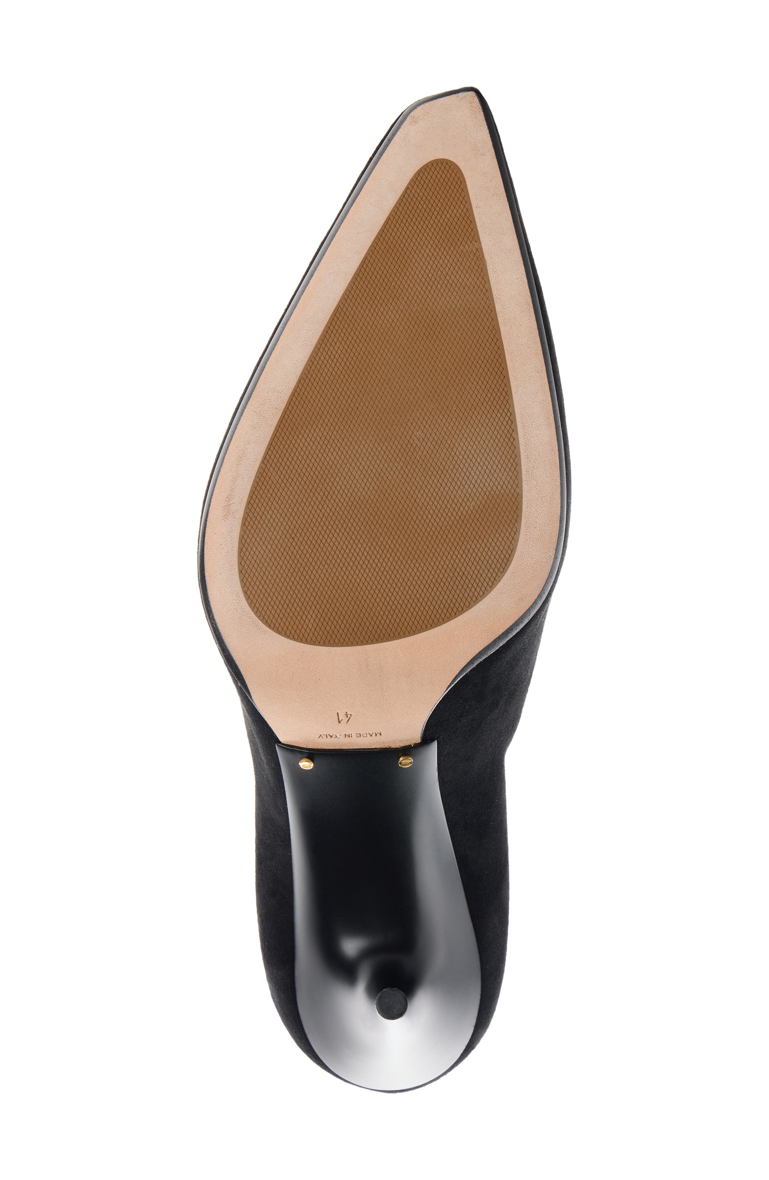 Balenciaga Duchesse Pointed Toe Pump, Alternate, color, Black