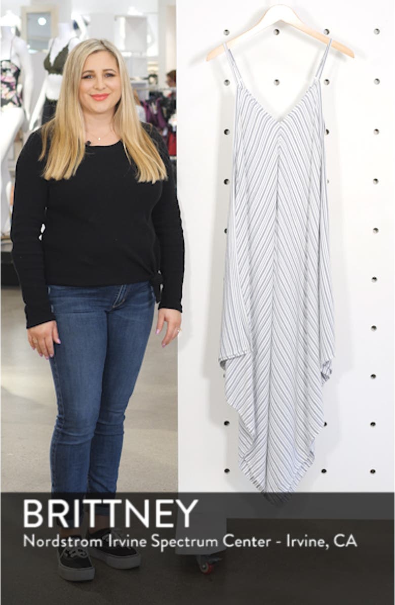Stripe Maxi Cover-Up Dress, sales video thumbnail