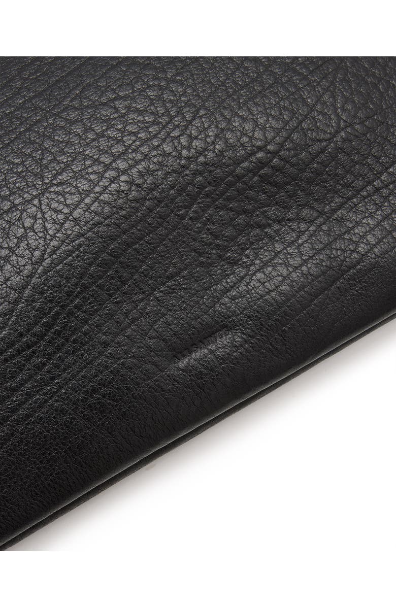 AllSaints Bettina Leather Clutch, Alternate, color,