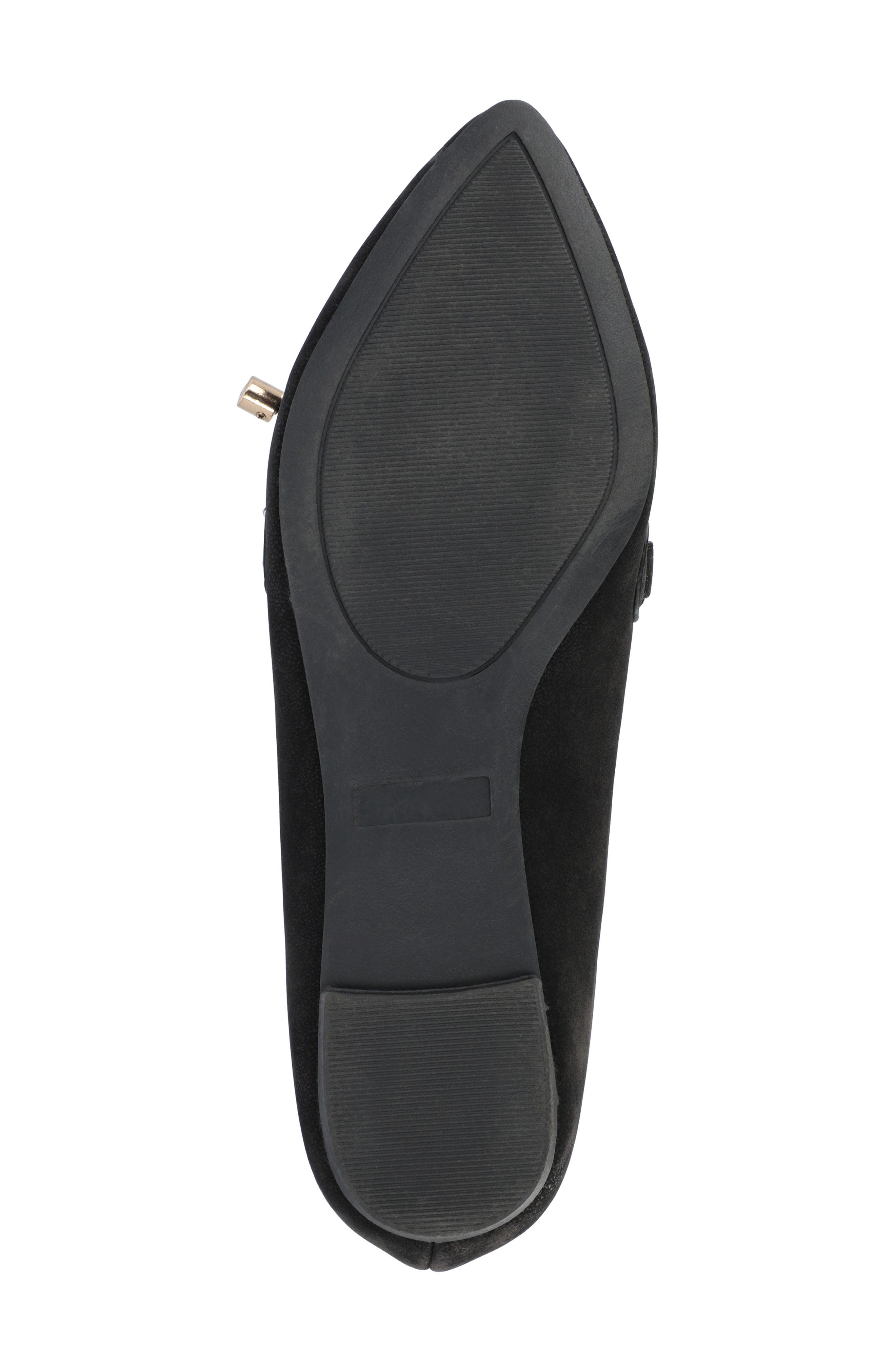 Journee Collection Muriel Flat - Narrow Width, Alternate, color, Black