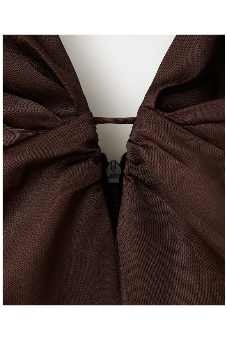 Mono Deep V-Neck Sleeveless Jumpsuit, Alternate, color, CHOCOLATE