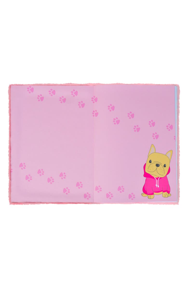 Iscream Kids' Frenchie Journal, Alternate, color, Pink Multi