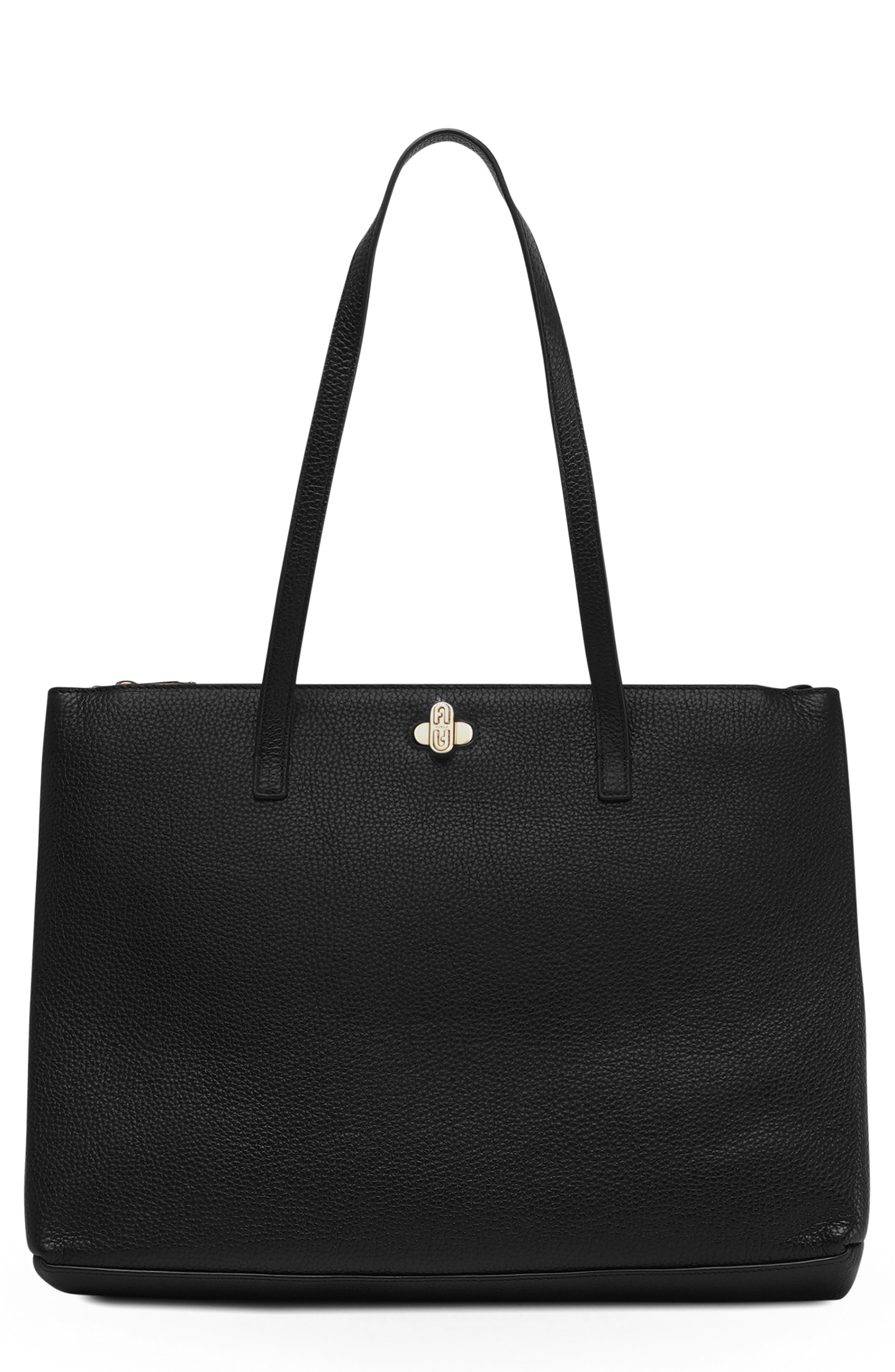 Furla Danae Leather Tote Bag, Main, color, 