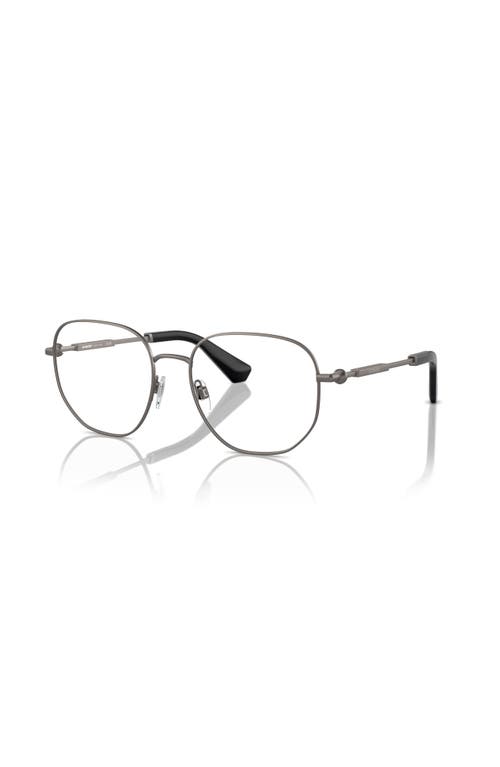 Burberry 55mm Square Optical Glasses In Gray