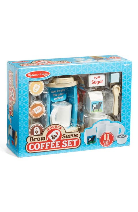Wooden Brew & Serve Coffee Set