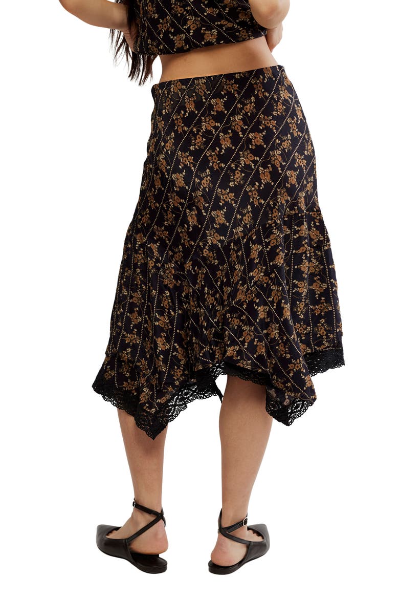 Bali Sweet Escape Asymmetric Hem Skirt, Alternate, color, BLACK COMBO