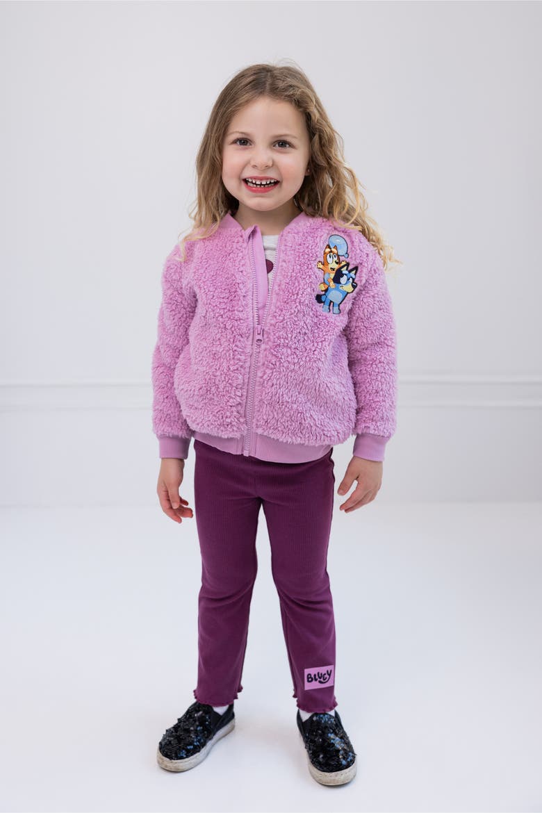 Zip-Up Jacket and Pants Set, Alternate, color, Bluey Bingo Pink