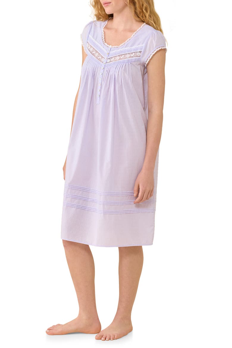 Lace Detail Waltz Nightgown, Alternate, color, LAVENDER
