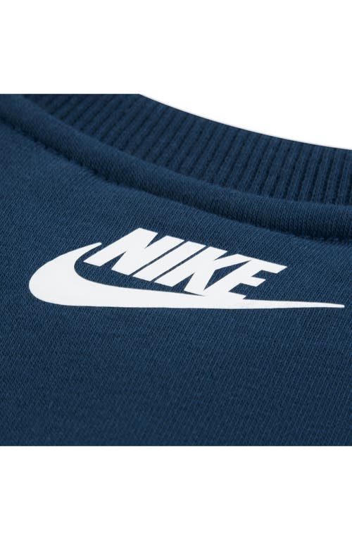 Nike Kids' Logo Sweatshirt & Joggers Set In Blue