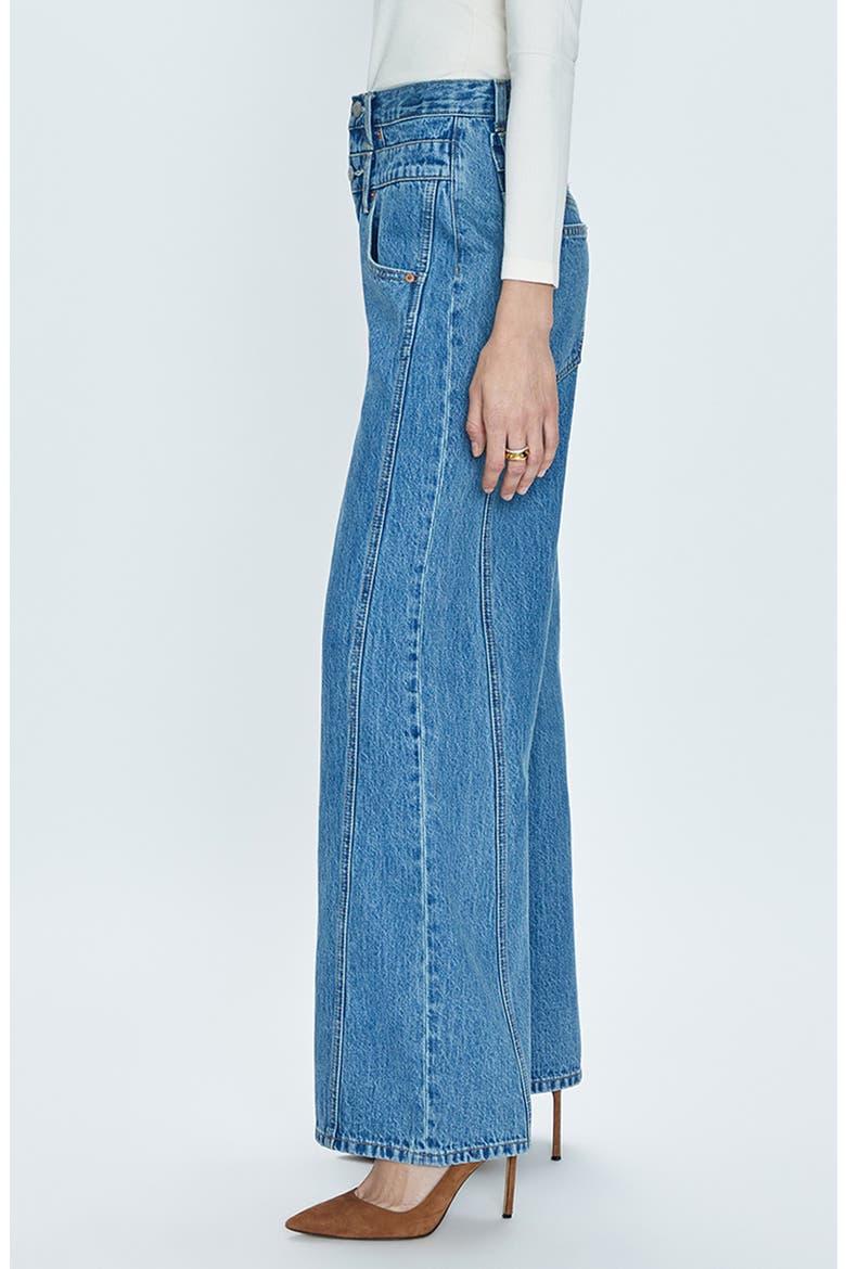 Caleb Double Waistband Wide Leg Jeans, Alternate, color, VENUE
