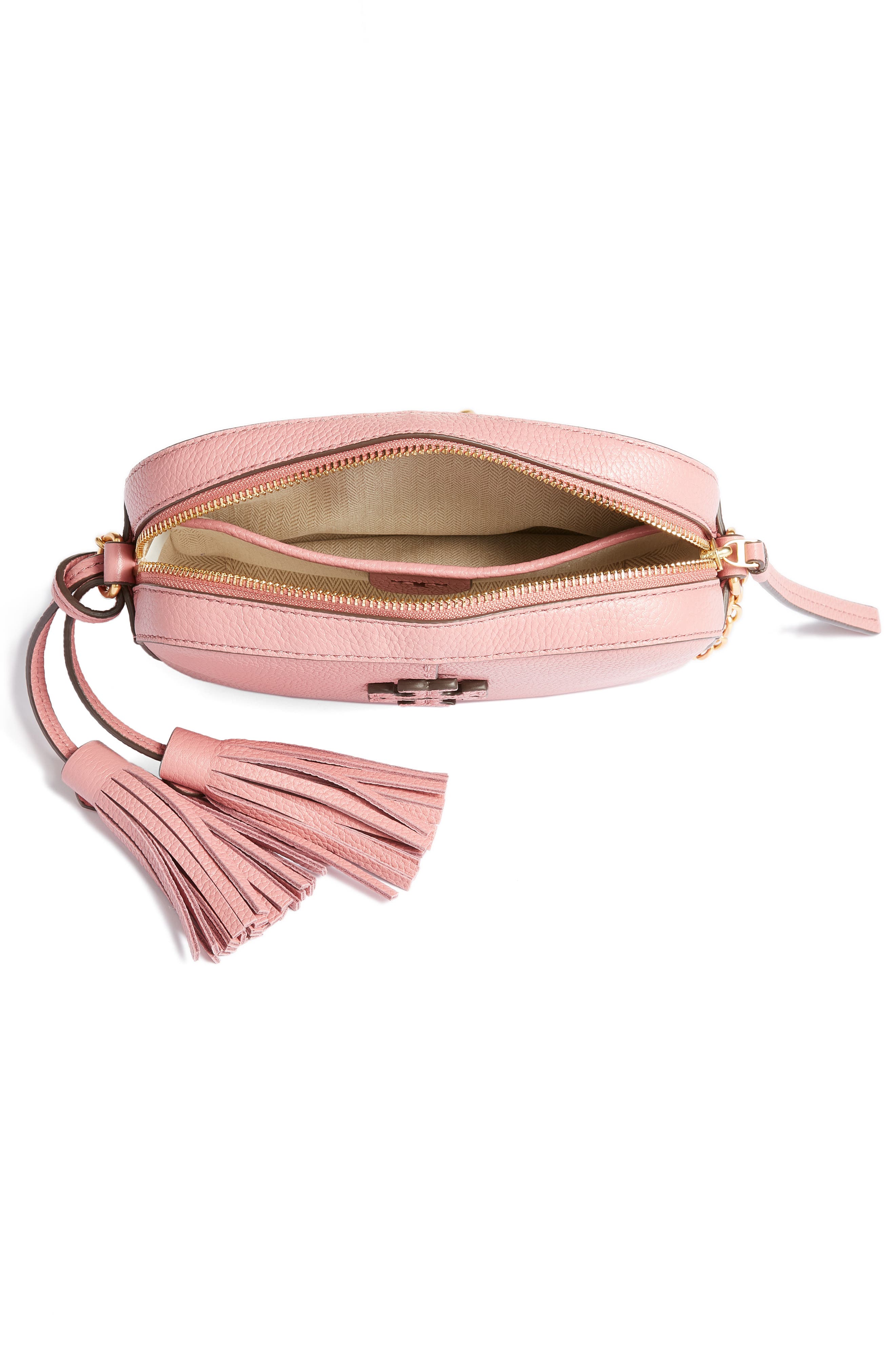 McGraw Leather Camera Bag, Alternate, color, PINK MAGNOLIA