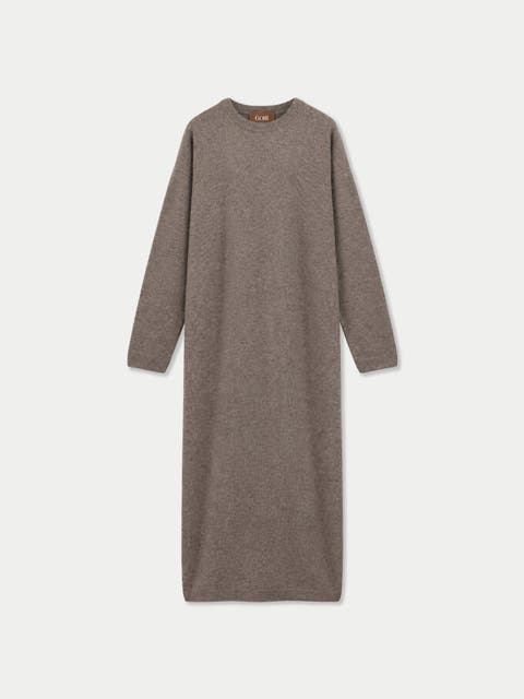 Cashmere Loose-fit Maxi Dress