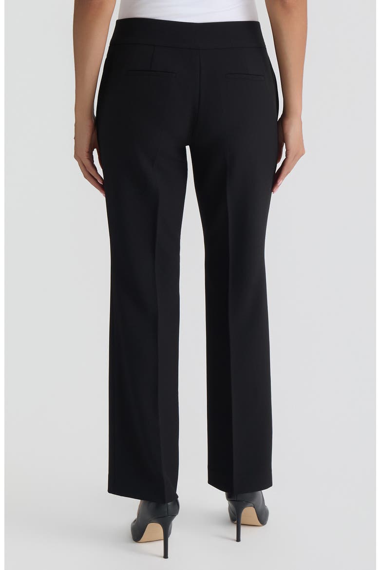 Ava Stretch Crepe Bootcut Pants, Alternate, color, BLACK