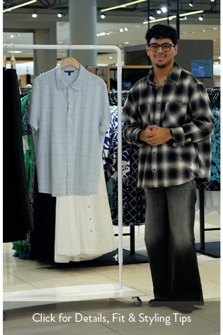 Allister Short Sleeve Knit Button-Up Shirt video