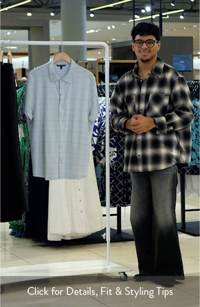 Allister Short Sleeve Knit Button-Up Shirt, sales video thumbnail