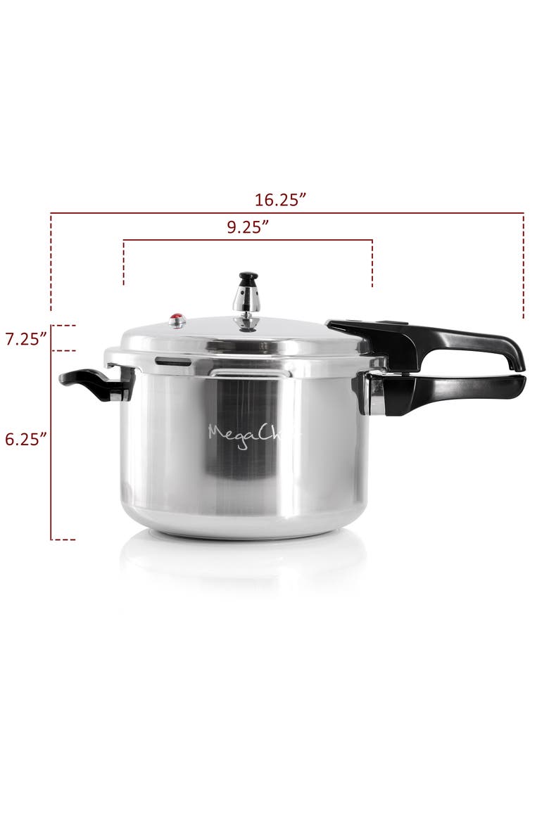 5 Quart Aluminum Stovetop Pressure Cooker, Alternate, color, Silver