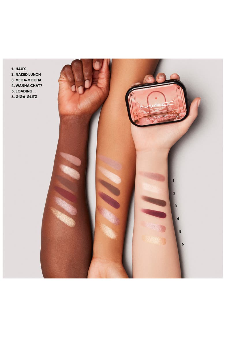 Connect in Color 6-Pan Eyeshadow Palette, Alternate, color, EMBEDDED IN BURGUNDY