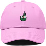 Dalix Sushi Roll Embroidered Dad Hat