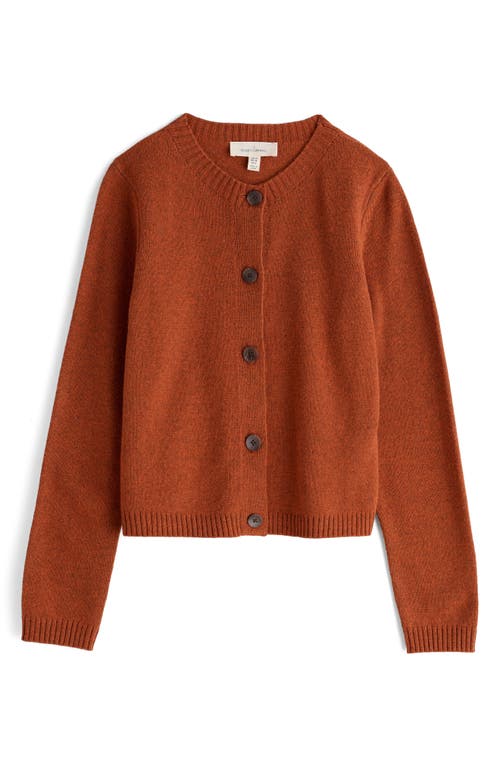 Seasalt Cornwall Tern Tide Merino Wool Blend Cardigan In Orange