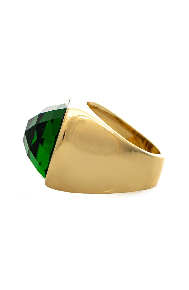 RIVKA FRIEDMAN Faceted Stone Cocktail Ring, Alternate, color, Emerald