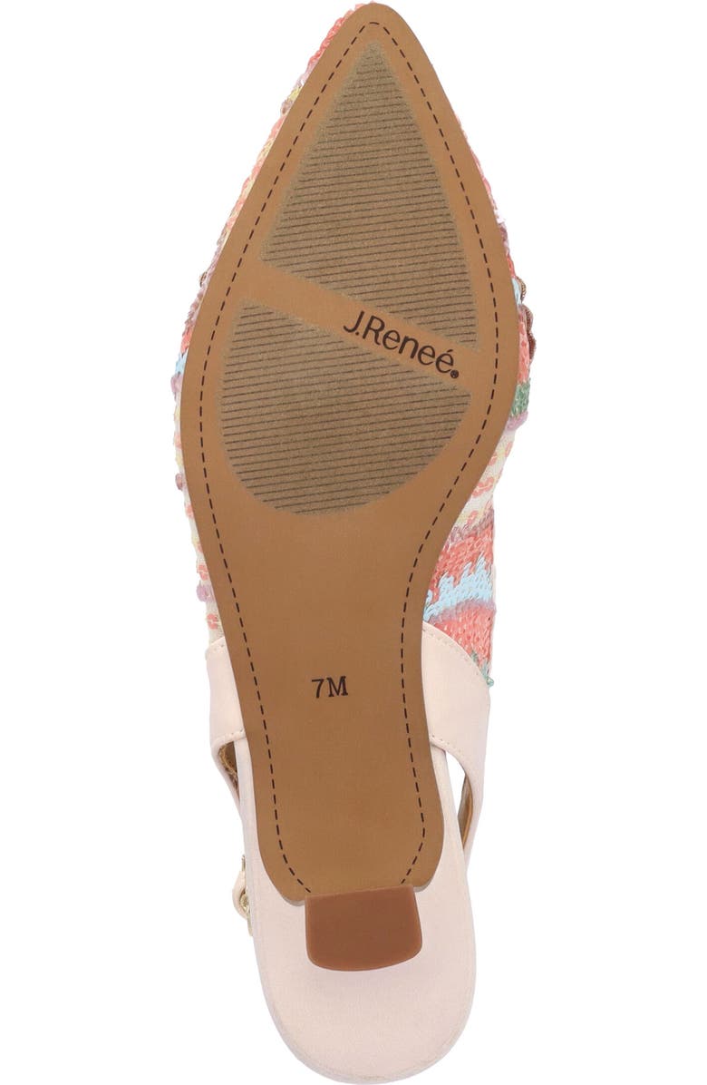 J. Reneé Strovanni Slingback Pump, Alternate, color, Pink/ Pastel