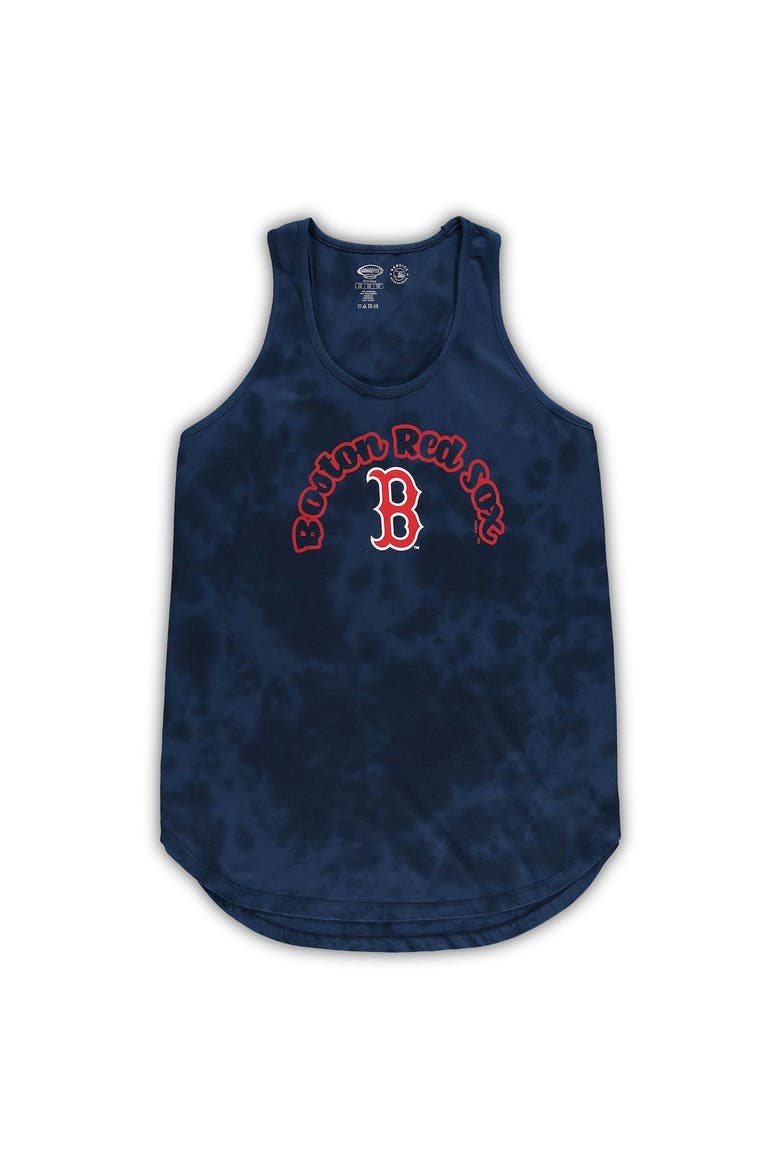 Women's Concepts Sport Navy Boston Red Sox Plus Size Jersey Tank Top & Pants Sleep Set, Alternate, color, Navy