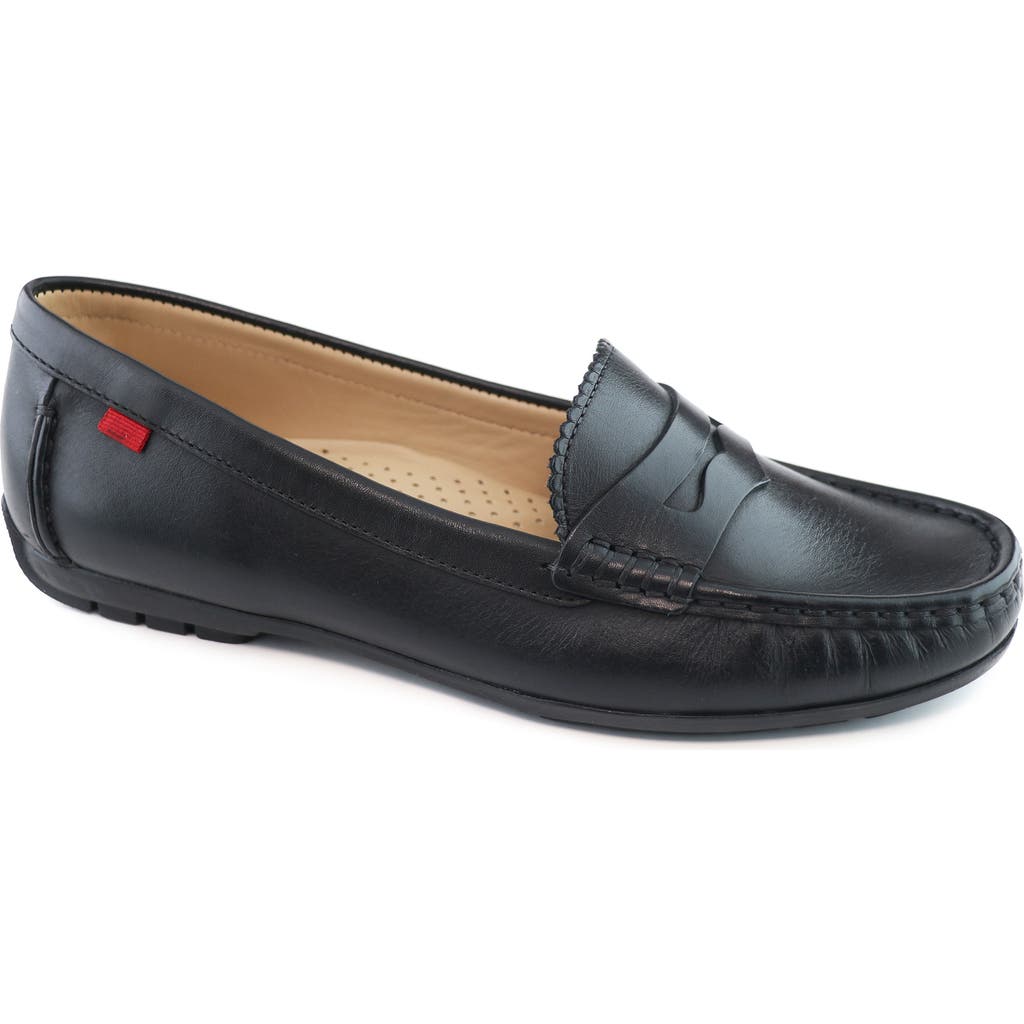 Marc Joseph New York Carrol Street 2.0 Penny Loafer In Black Napa