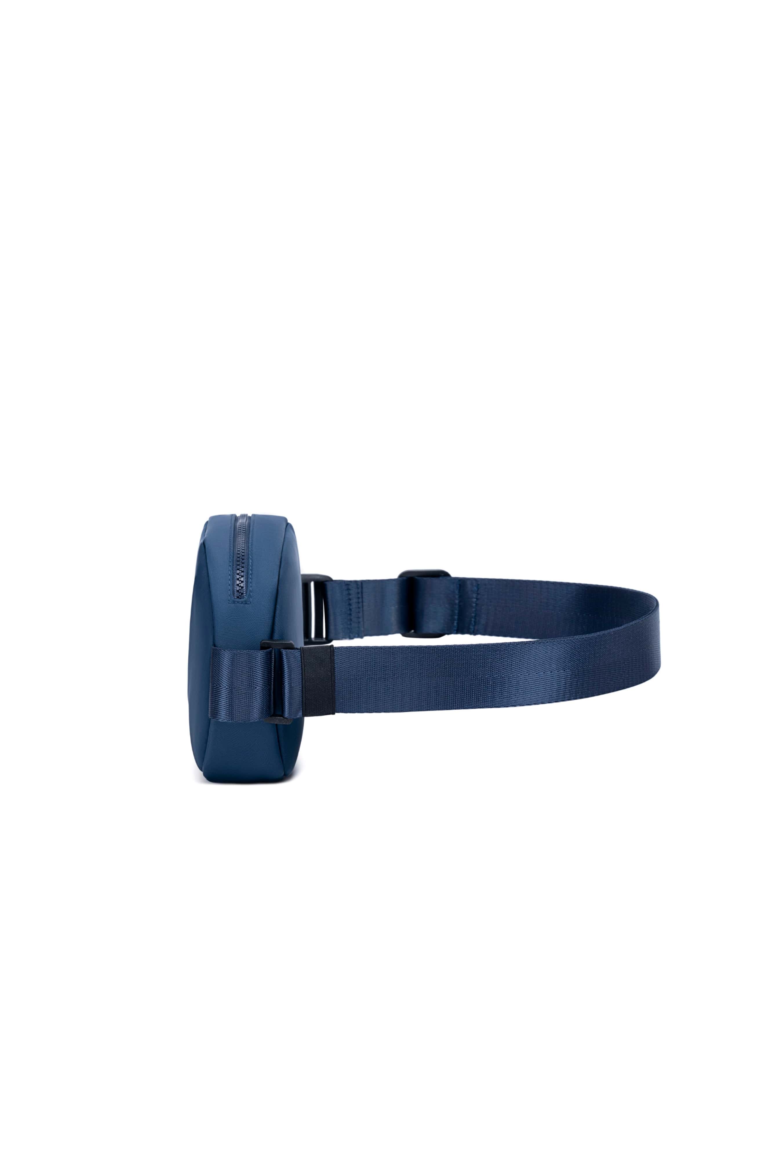 Origami Sling Belt Bag, Alternate, color, Navy