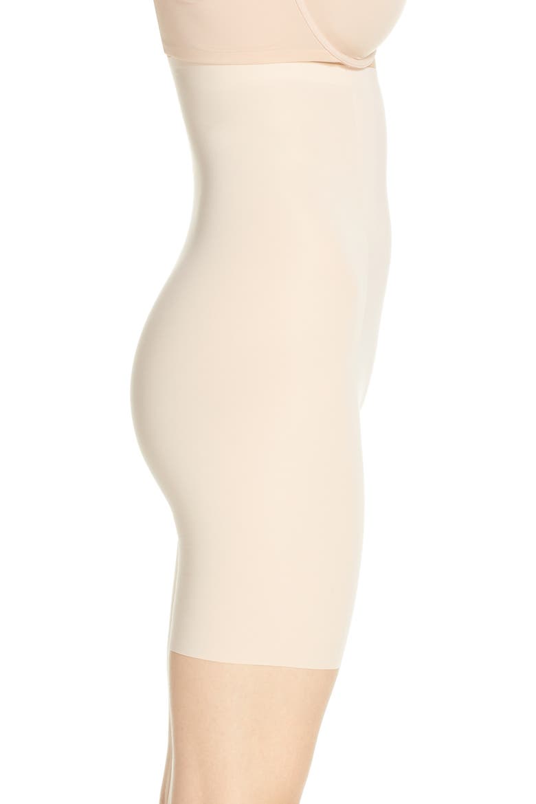Thinstincts® High Waist Mid-Thigh Shorts, Alternate, color, SOFT NUDE