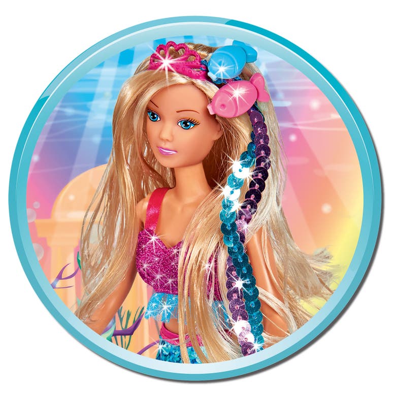 Bambola Simba Steffi Love Swap Deluxe | Set Con Abito Cambia Colore E Accessori, Gioco Creativo 3+ Anni