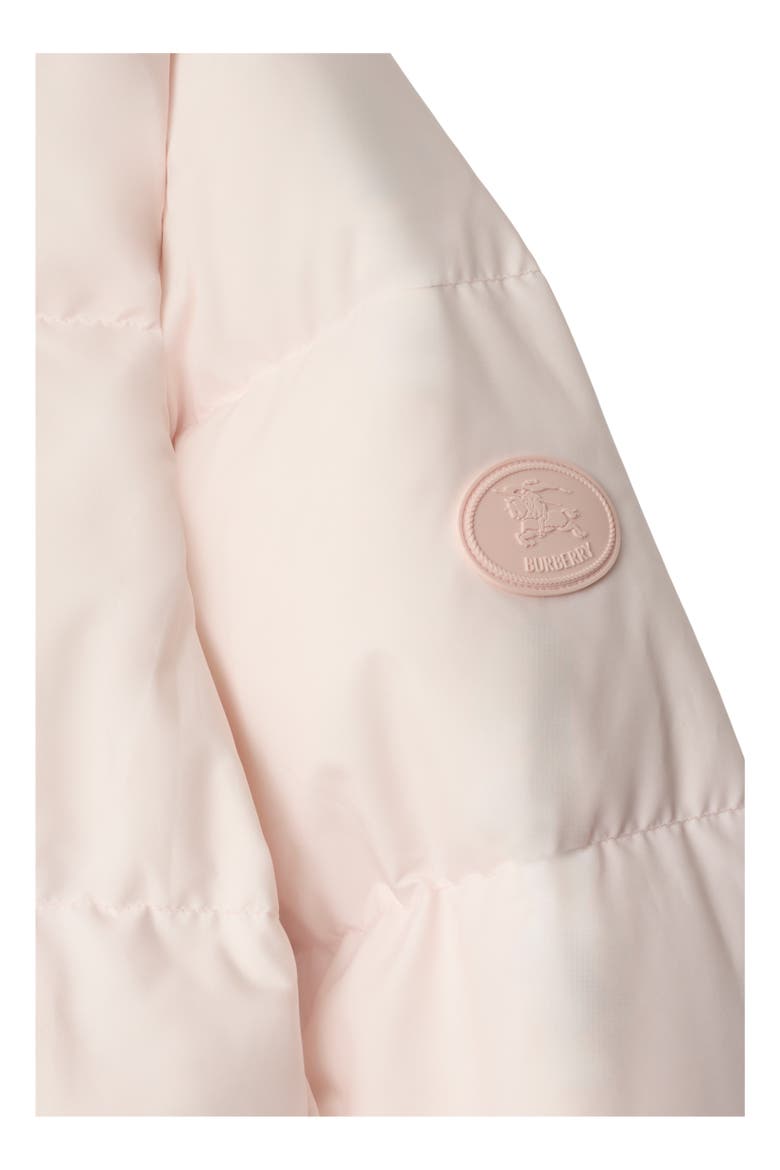 Check Trim Ambleside Puffer Jacket, Alternate, color, Flora pink