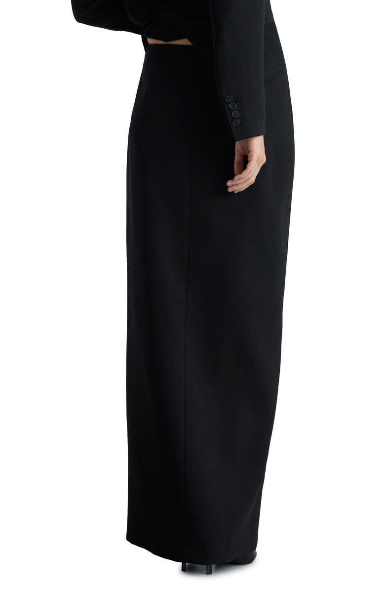 MANGO Front Slit Skirt, Alternate, color, 