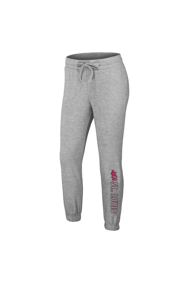 Women's WEAR by Erin Andrews Gray St. Louis Cardinals  Knitted Lounge Set, Alternate, color, Gray