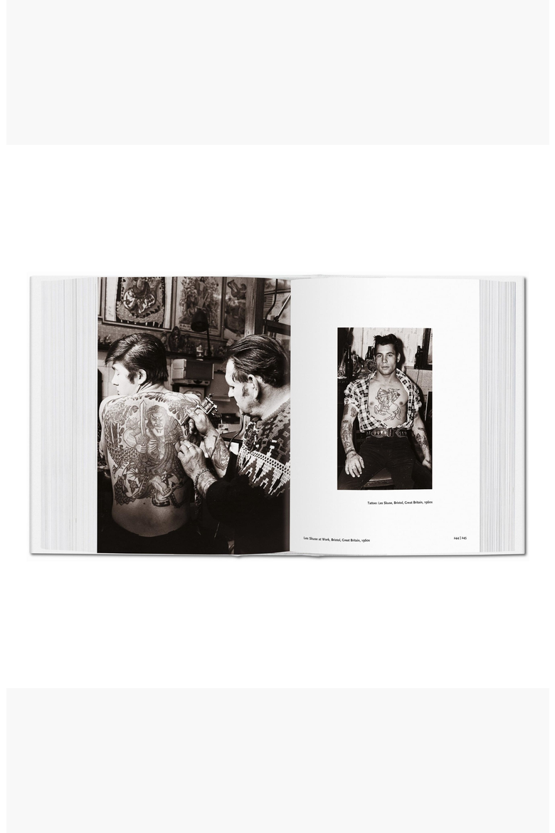 1000 Tattoos English French German Book, Alternate, color, White