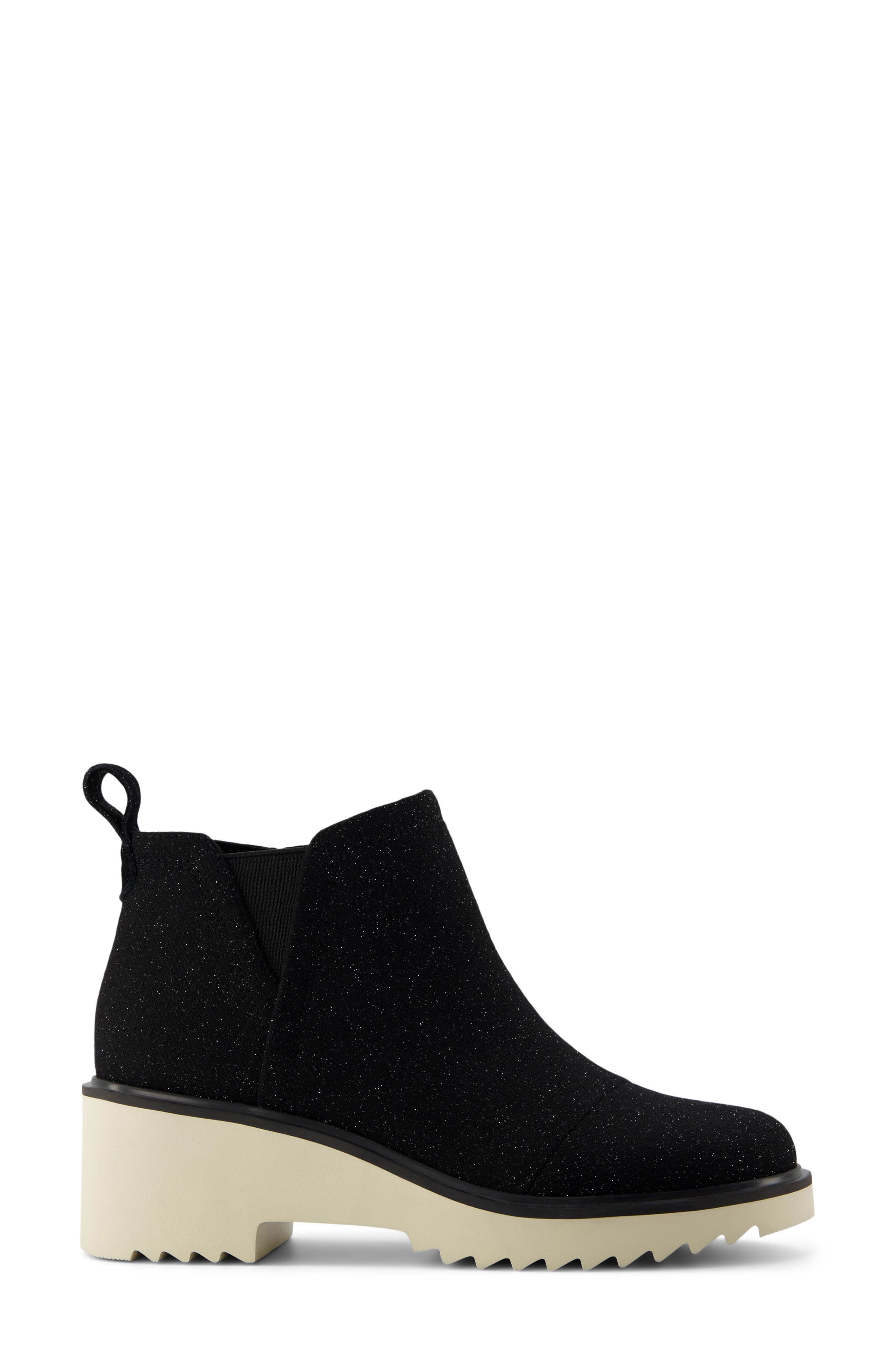 Maude Wedge Bootie, Alternate, color, BLACK