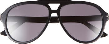 58mm Aviator Sunglasses