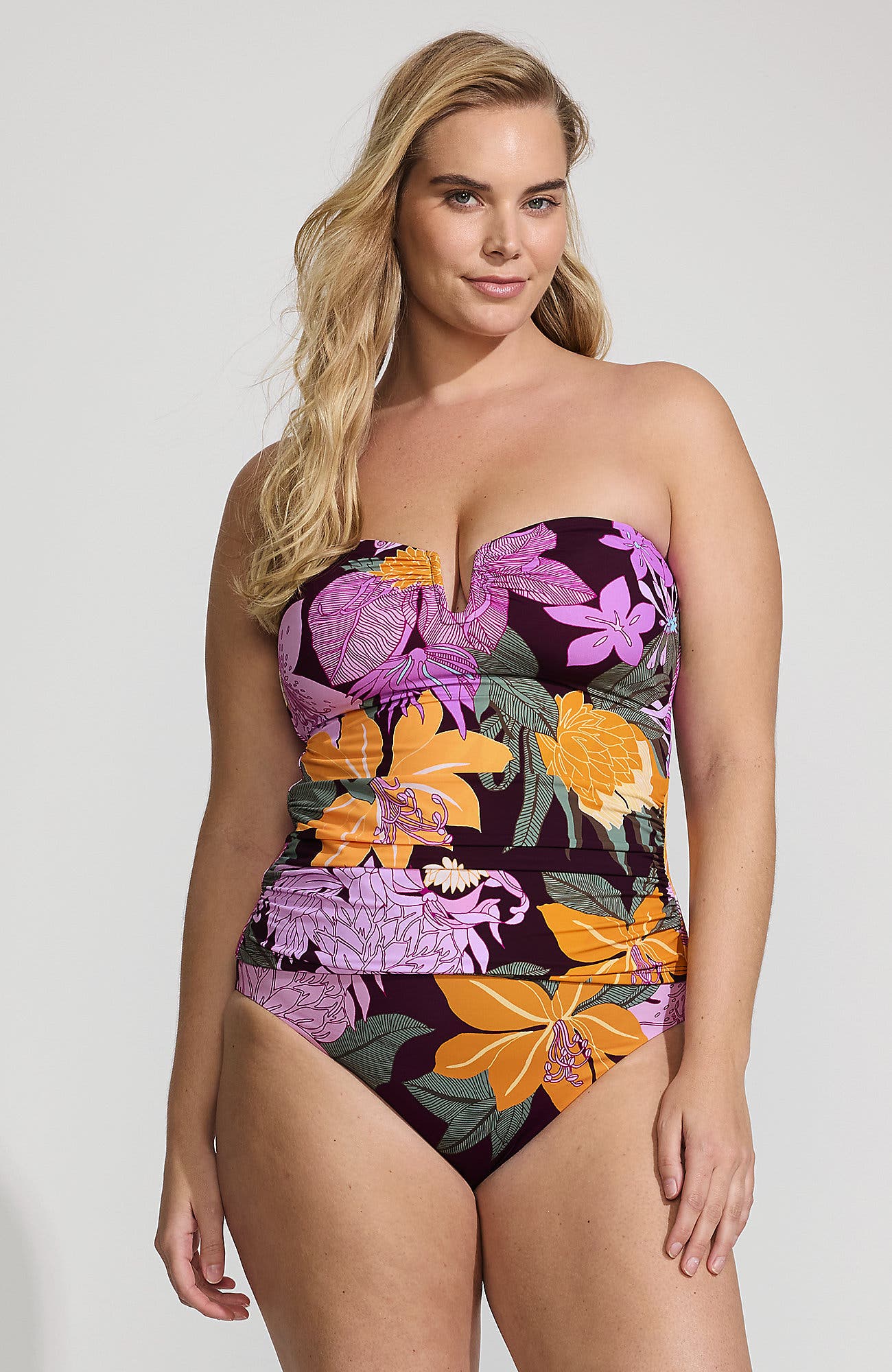 selected Dark Wine Multi Floral Blooms