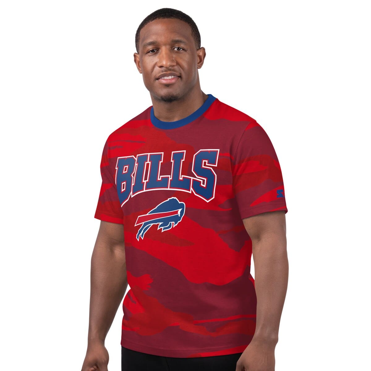 Starter Red Buffalo Bills Thursday Night Gridiron T-shirt