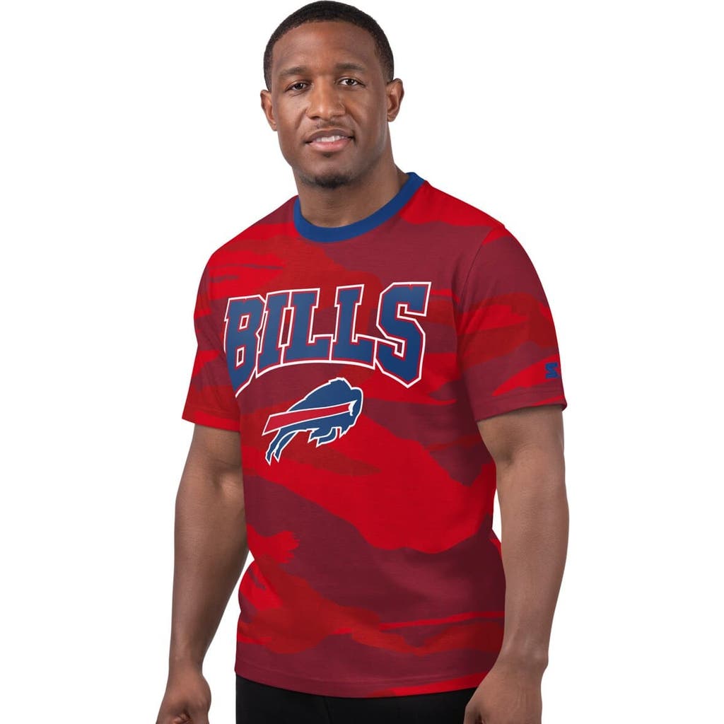 Starter Red Buffalo Bills Thursday Night Gridiron T-shirt