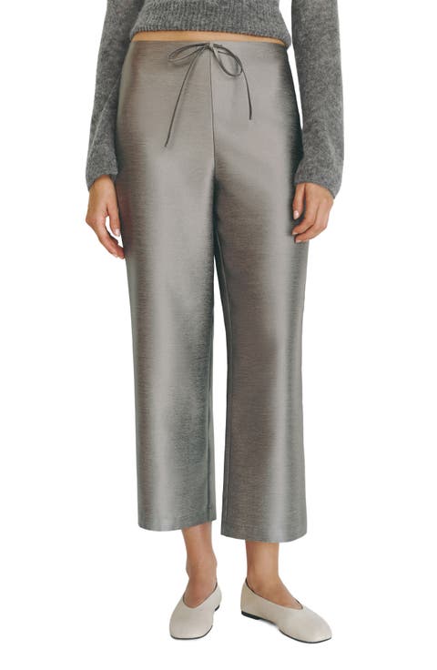 Olina Drawstring Crop Pants